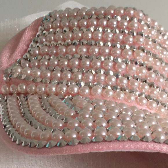 Pink Pearl and Rhinestone Cap - Picture 4 of 10